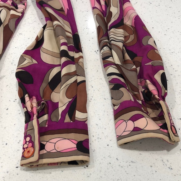 Vintage Emilio Pucci floral sleeveless coat dress - Picture 3 of 16